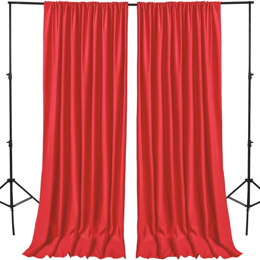 NEW Event Planner Red 5ftx10ft, Set of 2 Panels( 2 Sets -(4 panels)